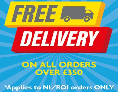 Free delivery on orders over £350